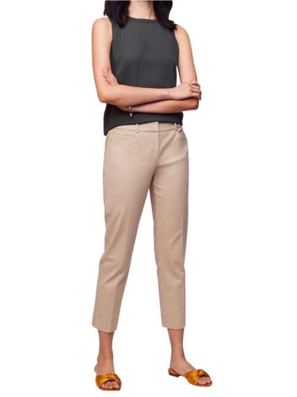 Loft the riviera cropped pant NWT